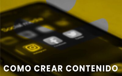 ¿Cómo crear contenido?