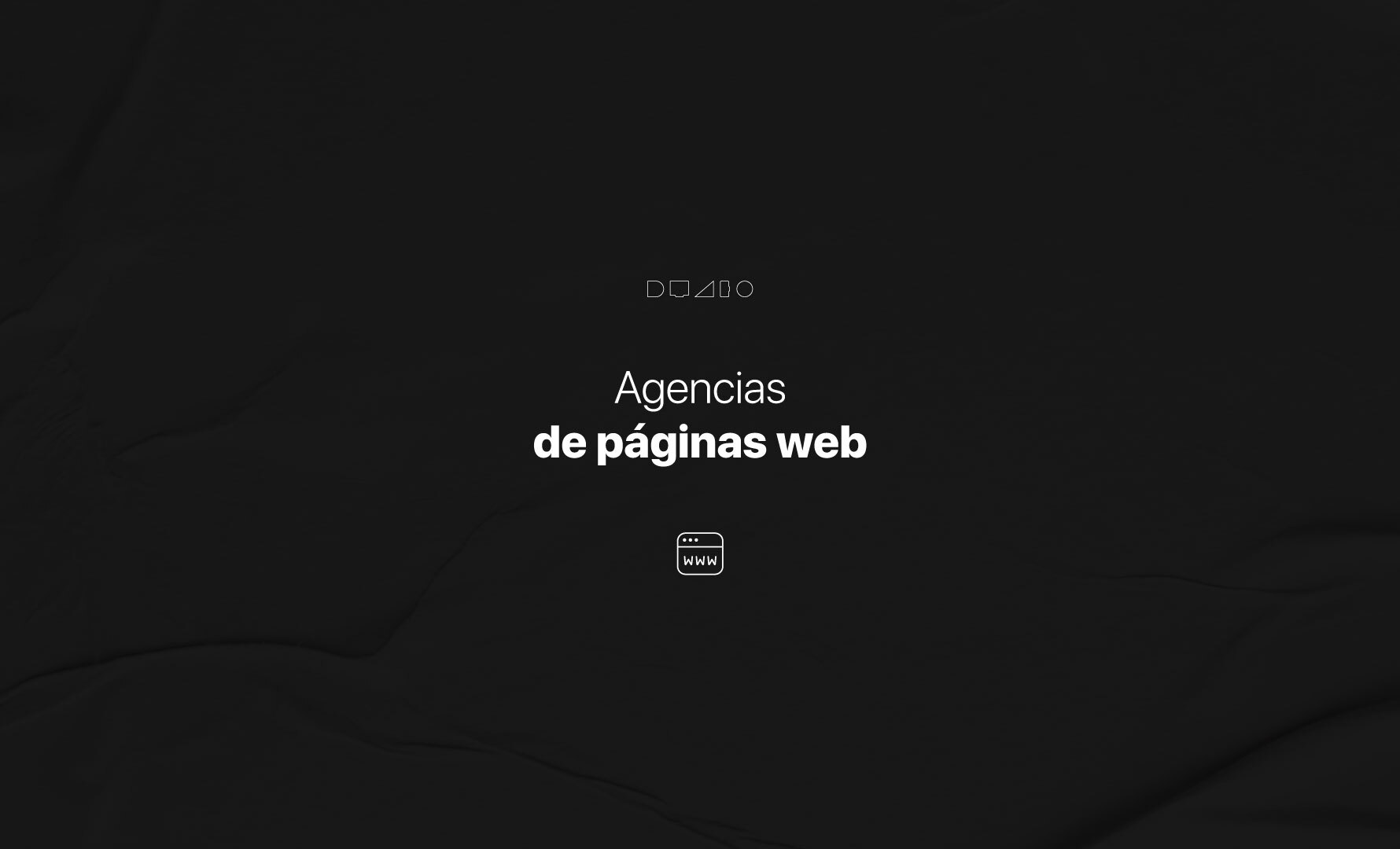 agencias de página web