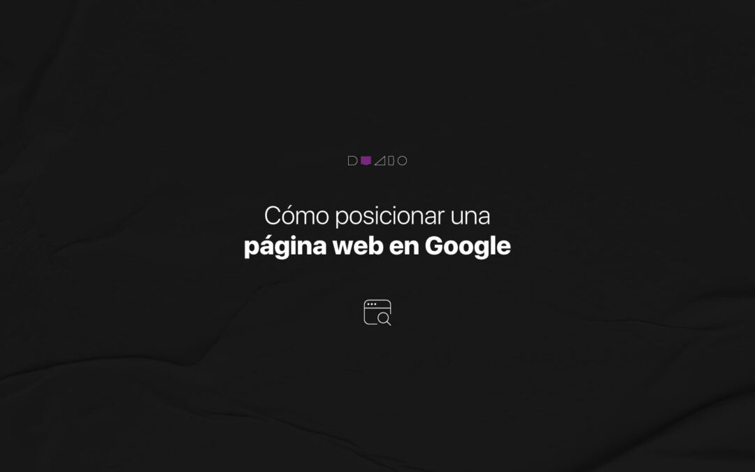 Cómo posicionar página web en Google